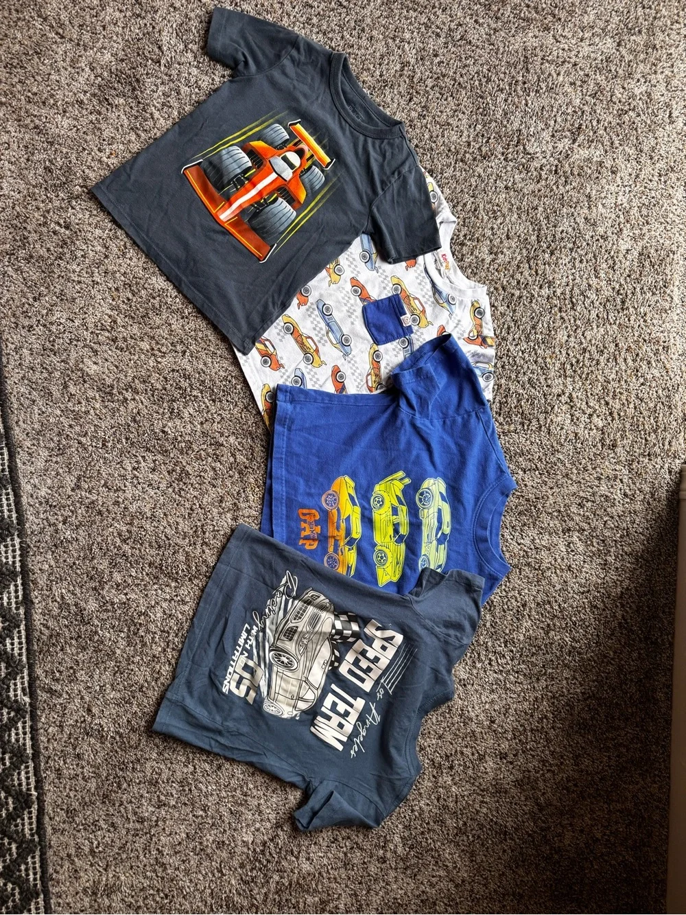 4T Race Car Graphic Tee Bundle Gap Kids Children’s Place Boys Shirts